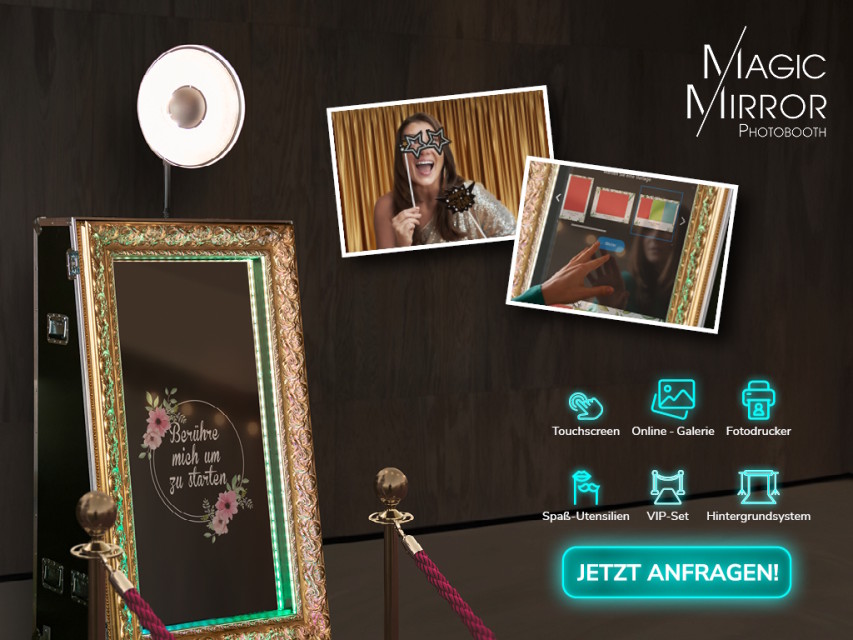 Magic Mirror Photobooth, Fotoboxen Donaueschingen, Logo
