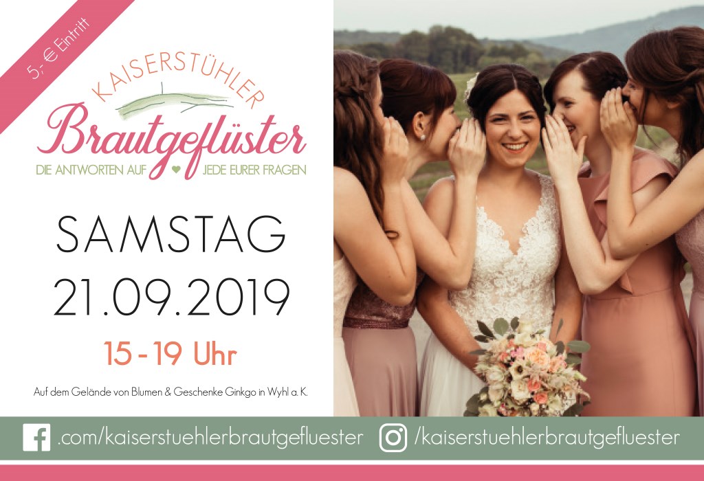 Hochzeitsmesse Brautgeflüster Banner